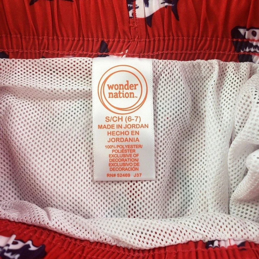 Wonder Nation‎ Boys Shorts Summer Beach Holiday Shorts Swimming Size 8M